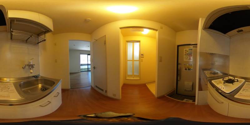 パノラマ画像キッチン