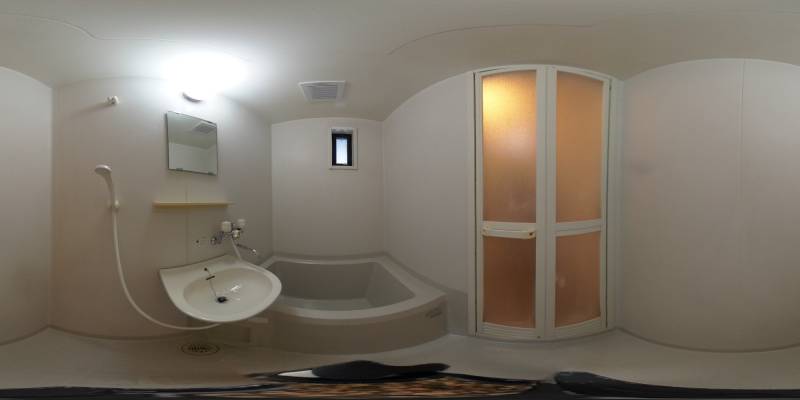 パノラマ画像バスルーム