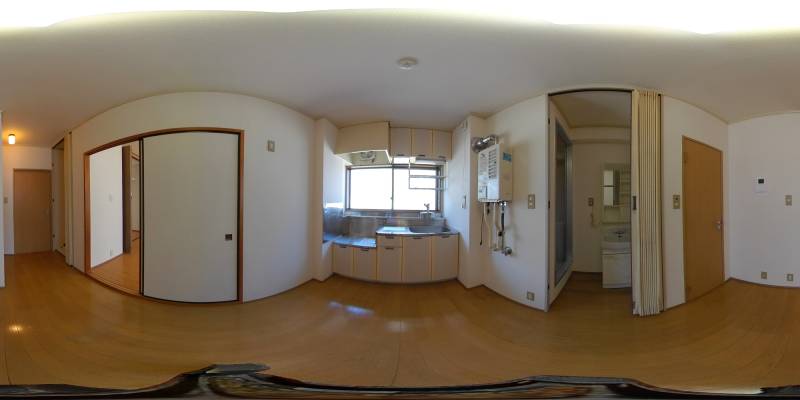 パノラマ画像キッチン