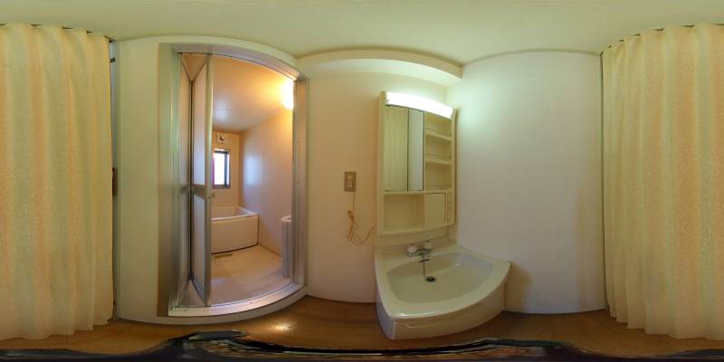 パノラマ画像洗面所