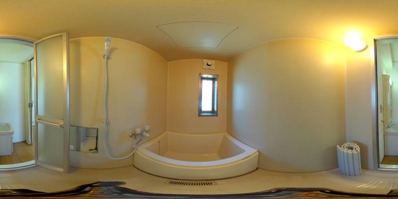 パノラマ画像バスルーム