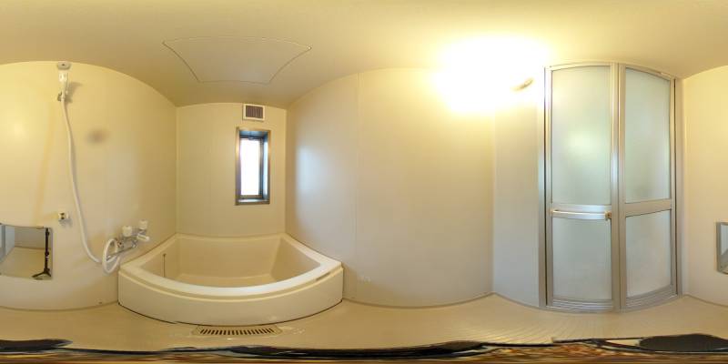 パノラマ画像バスルーム