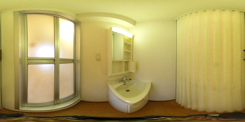 パノラマ画像洗面所