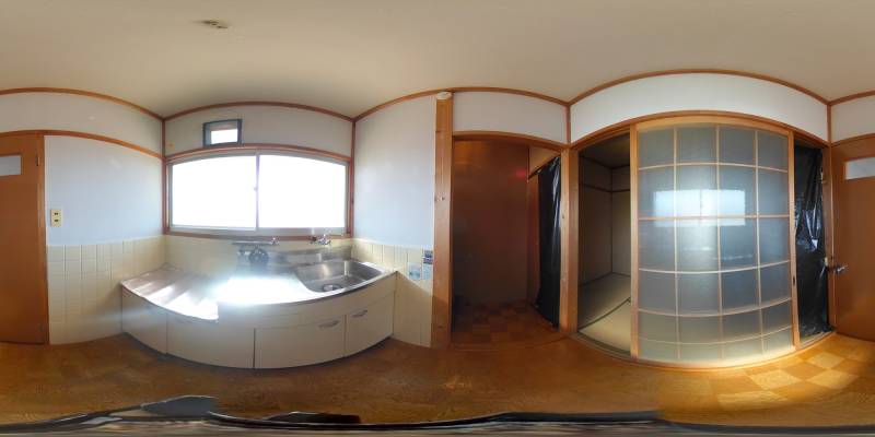 パノラマ画像キッチン