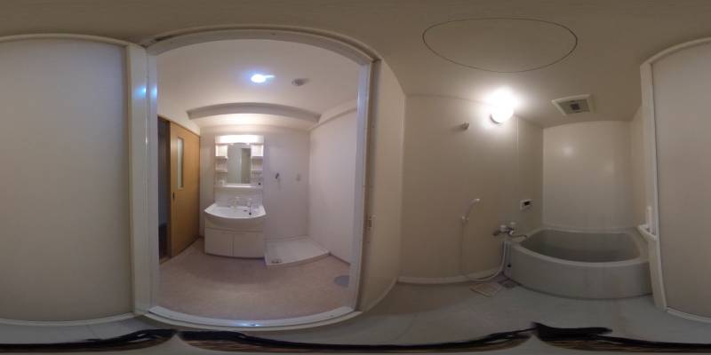 パノラマ画像バスルーム