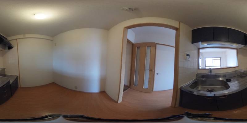 パノラマ画像キッチン