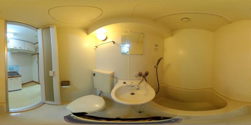 パノラマ画像バスルーム