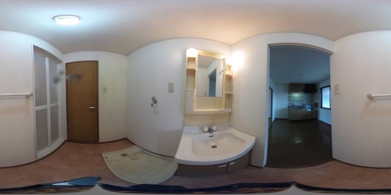 パノラマ画像洗面所