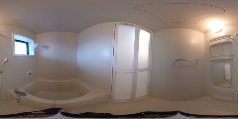 パノラマ画像バスルーム