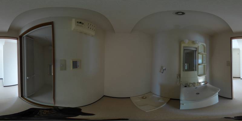 パノラマ画像洗面所