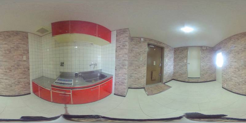 パノラマ画像キッチン