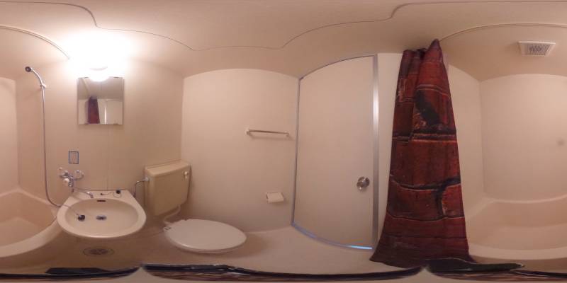 パノラマ画像バスルーム