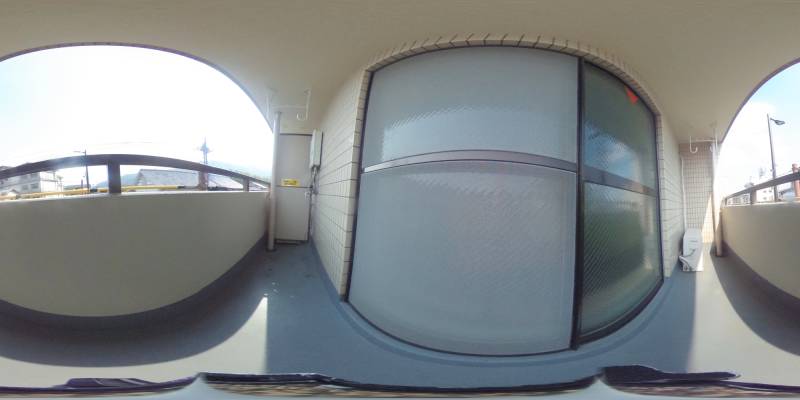 パノラマ画像バルコニー