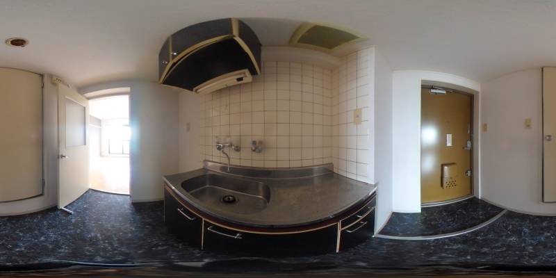 パノラマ画像キッチン