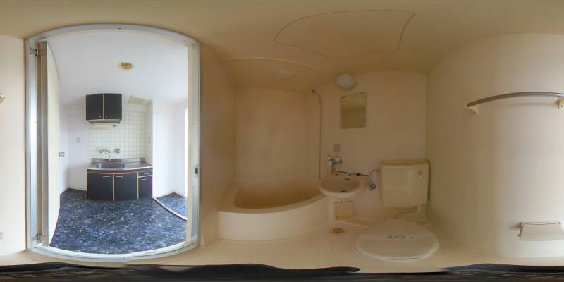 パノラマ画像バスルーム