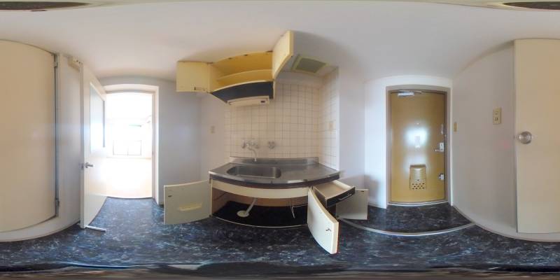 パノラマ画像キッチン