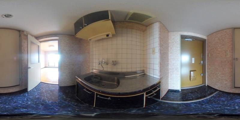 パノラマ画像キッチン