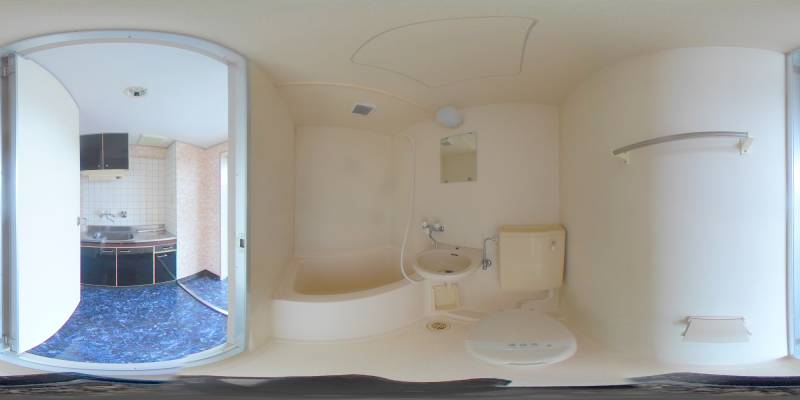 パノラマ画像バスルーム