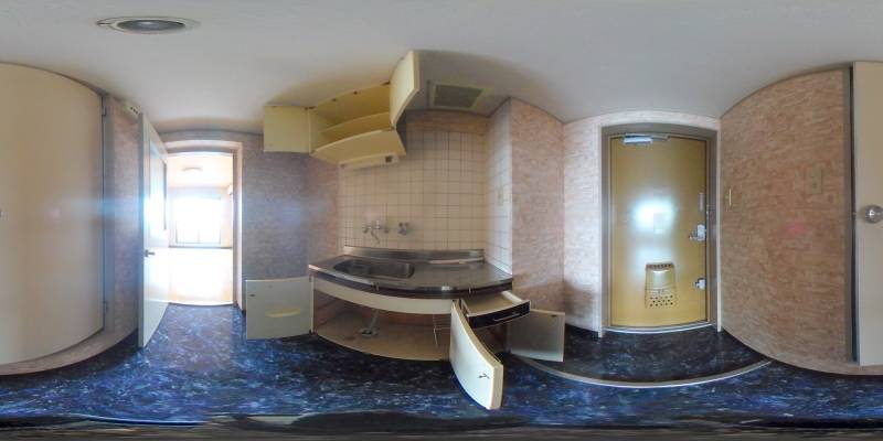 パノラマ画像キッチン