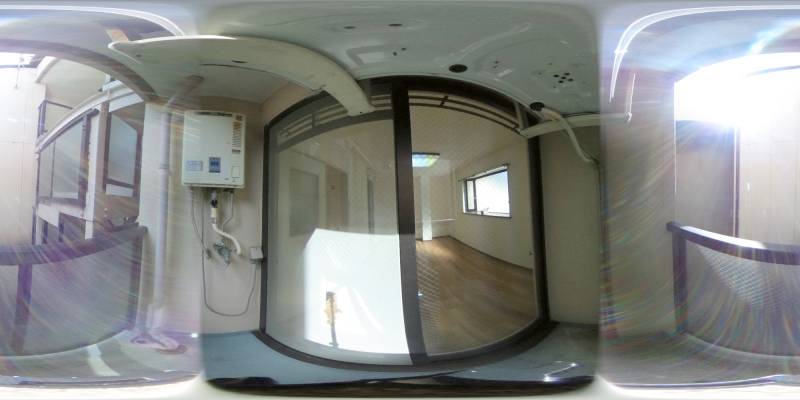 パノラマ画像バルコニー