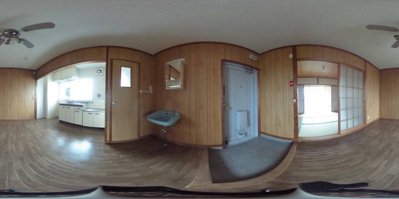 パノラマ画像玄関