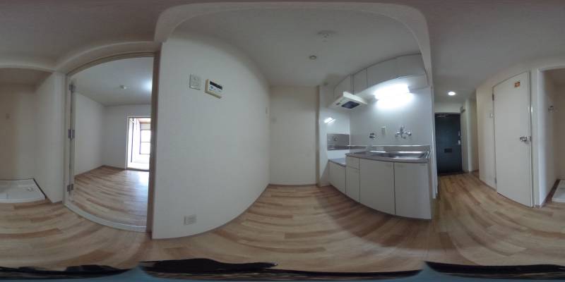 パノラマ画像キッチン