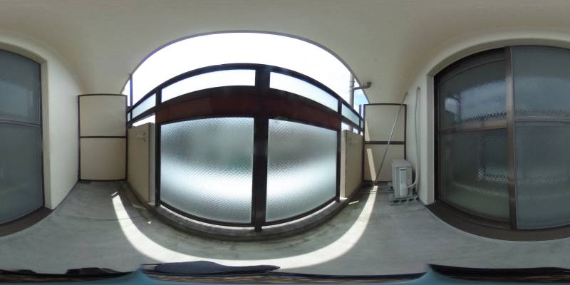 パノラマ画像バルコニー