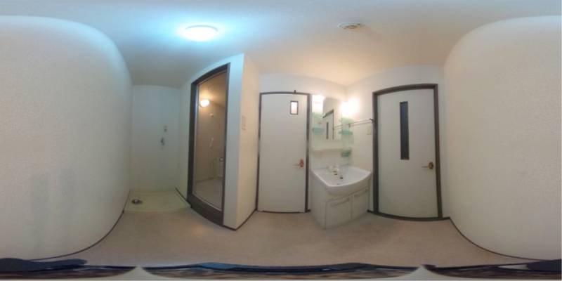 パノラマ画像洗面所