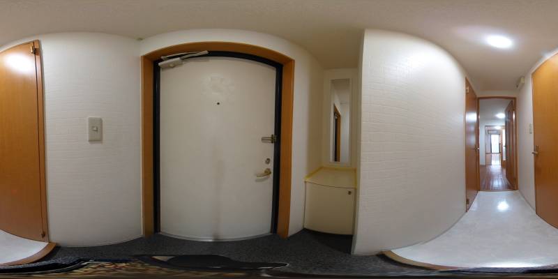 パノラマ画像玄関