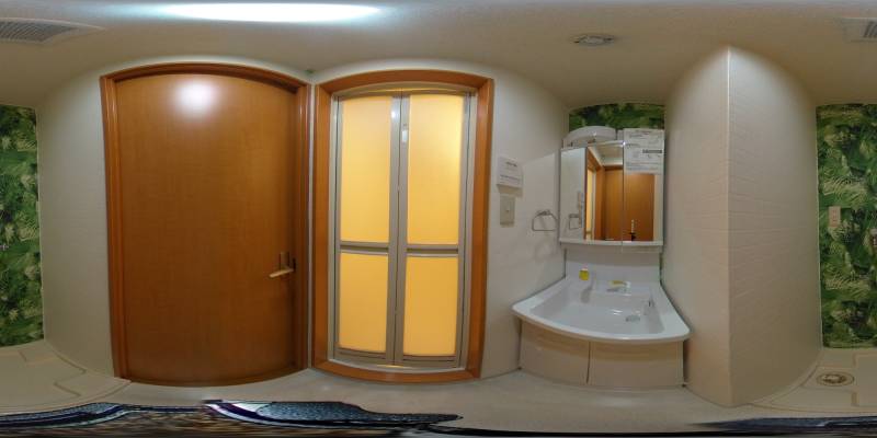 パノラマ画像洗面所