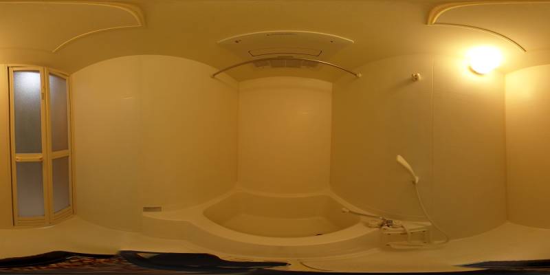 パノラマ画像バスルーム