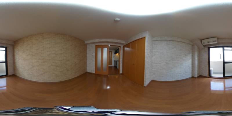 パノラマ画像洋室