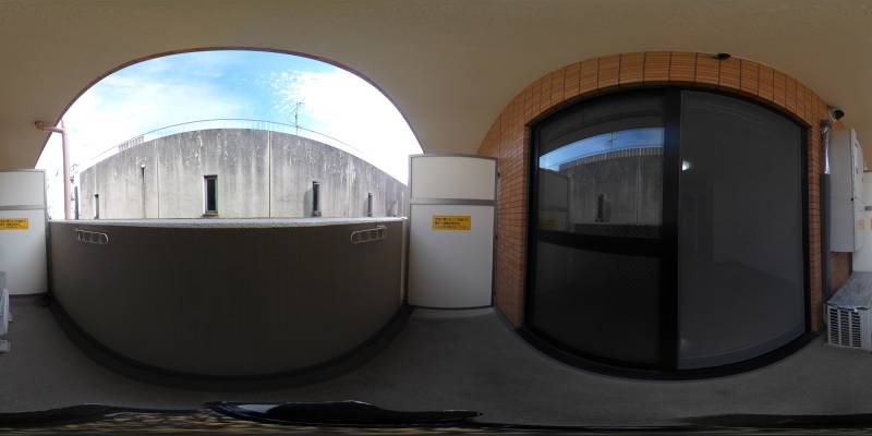 パノラマ画像バルコニー