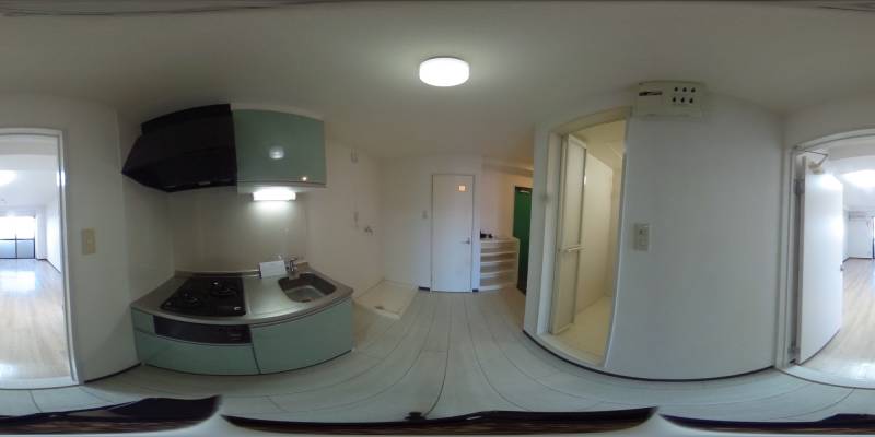 パノラマ画像キッチン