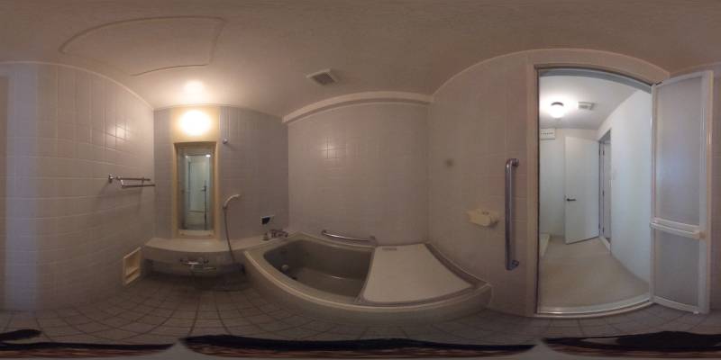 パノラマ画像バスルーム