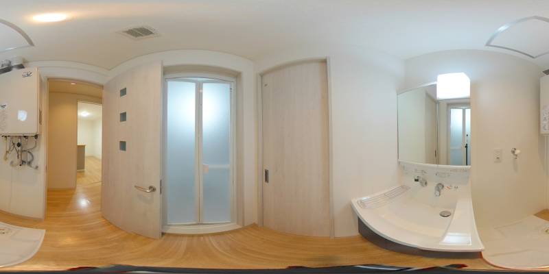 パノラマ画像洗面所