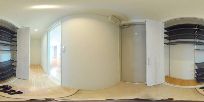 パノラマ画像玄関