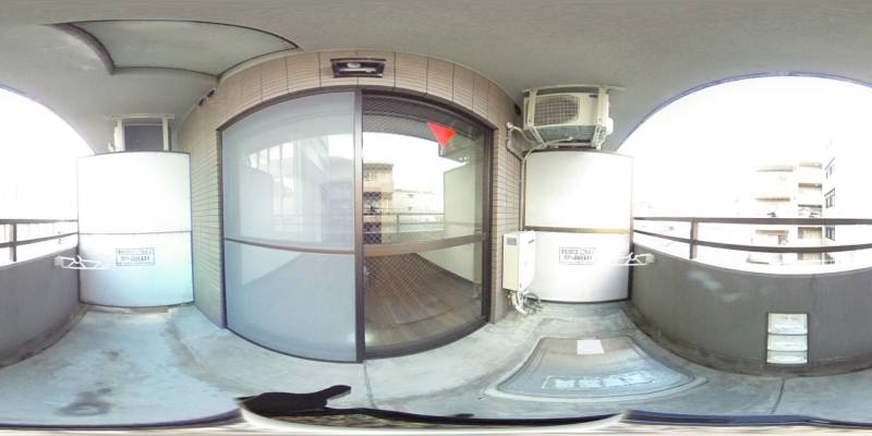 パノラマ画像バルコニー