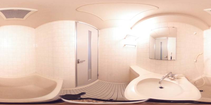 パノラマ画像バスルーム