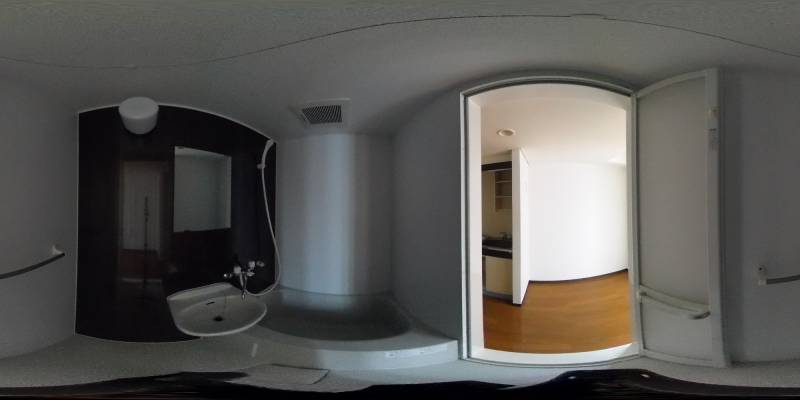 パノラマ画像バスルーム