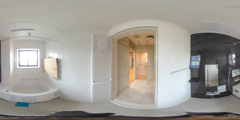 パノラマ画像バスルーム