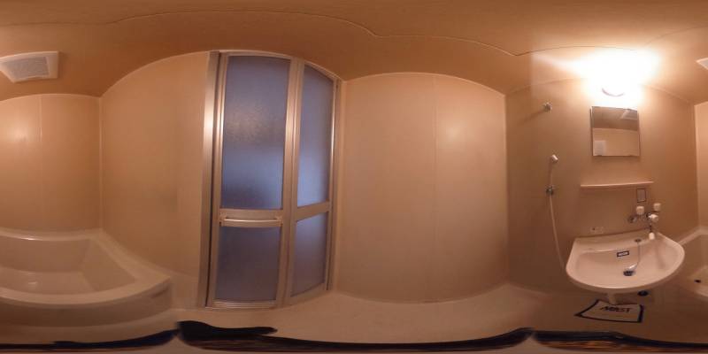 パノラマ画像バスルーム