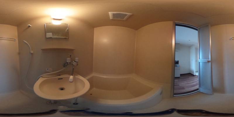 パノラマ画像バスルーム