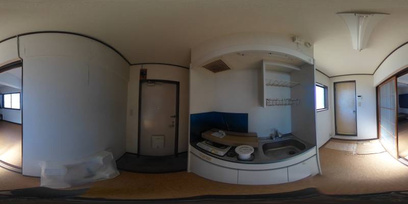 パノラマ画像キッチン