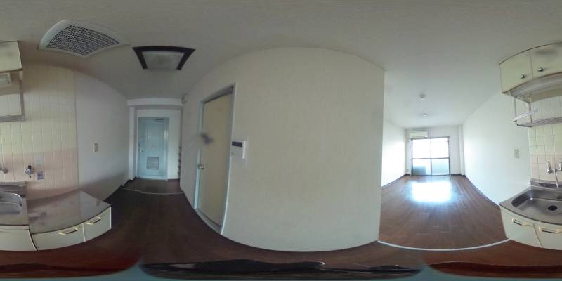 パノラマ画像キッチン