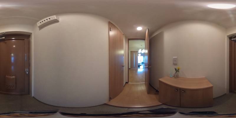 パノラマ画像玄関