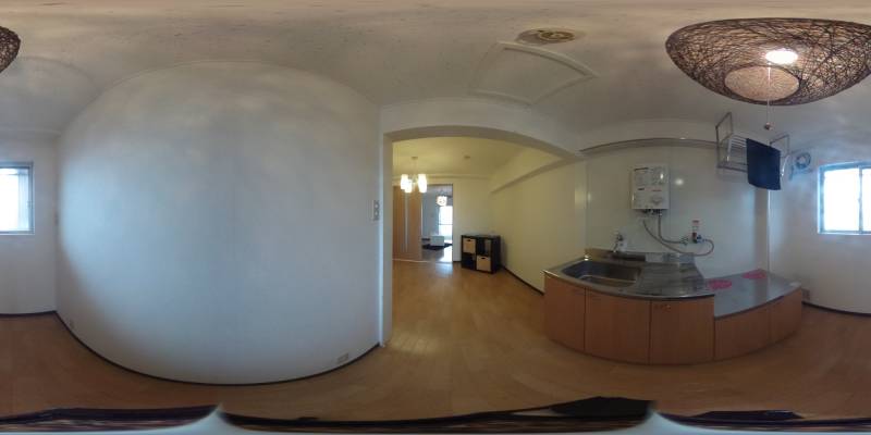 パノラマ画像キッチン