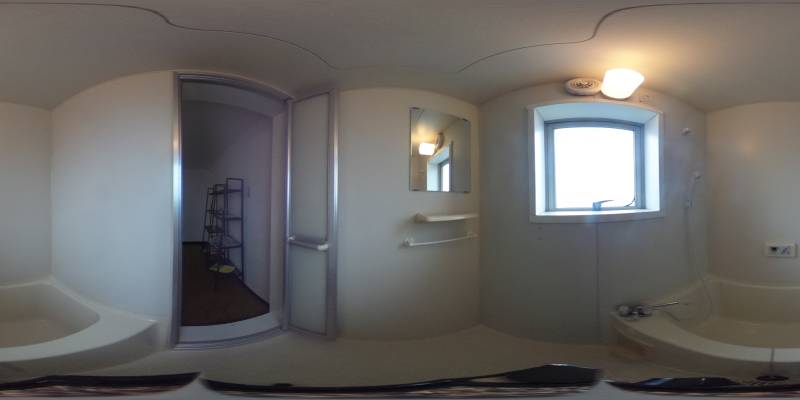 パノラマ画像バスルーム