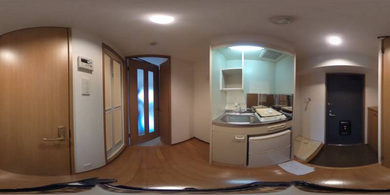 パノラマ画像キッチン