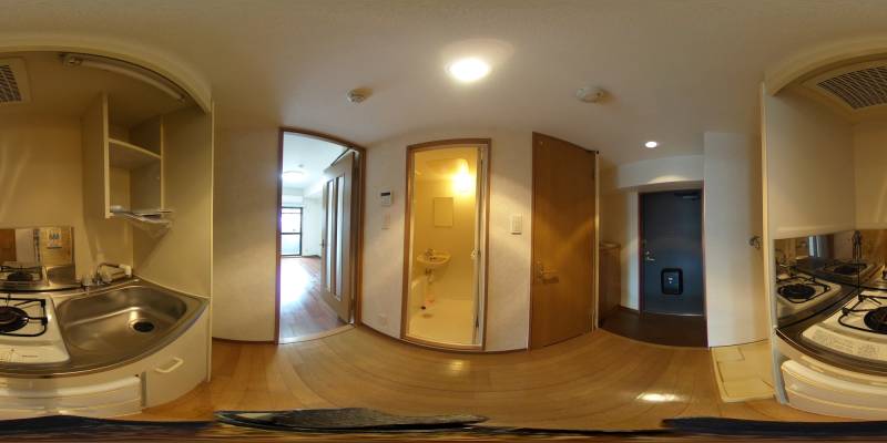 パノラマ画像キッチン